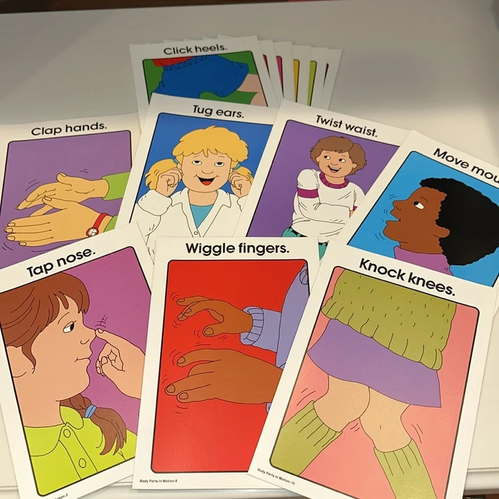 LOOK ‘n DO Body Parts In Motion Action Game/Activity - Complete